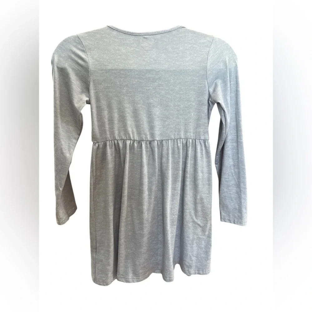 5 FOR $20 FreeStyle Big Kids Girls Grey Love Dress sz 10